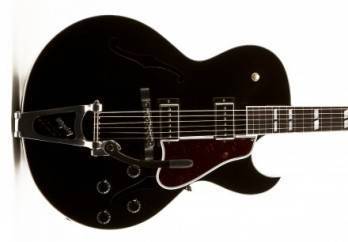 ES-175 Hollowbody Electric with P94 Pickups and Bigsby Trem - Ebony Finish